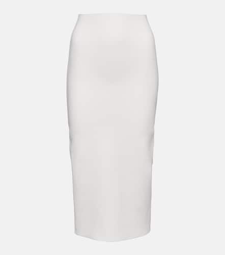 Ribbed-knit high-rise midi skirt - Victoria Beckham - Modalova