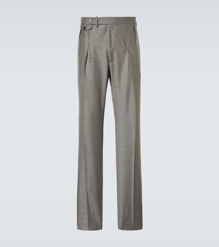 Pantalones Gregory de franela de lana - Ralph Lauren Purple Label - Modalova