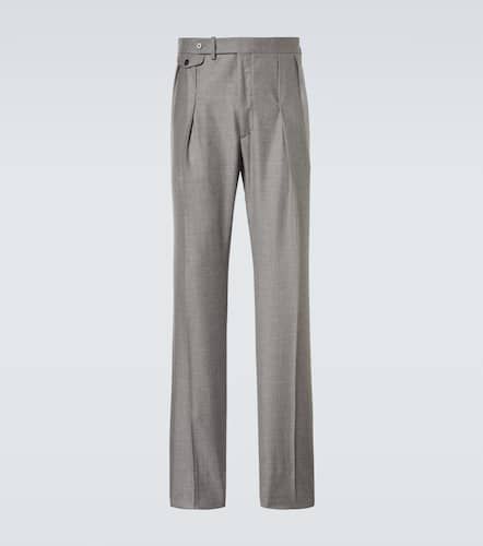 Pantalones Gregory de franela de lana - Ralph Lauren Purple Label - Modalova