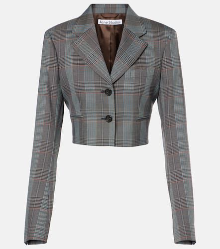 Blazer cropped Jaza in misto lana - Acne Studios - Modalova