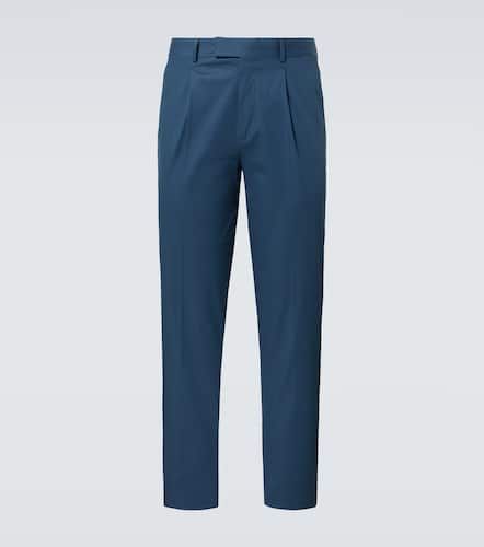 Zegna Pantalones rectos de algodón - Zegna - Modalova