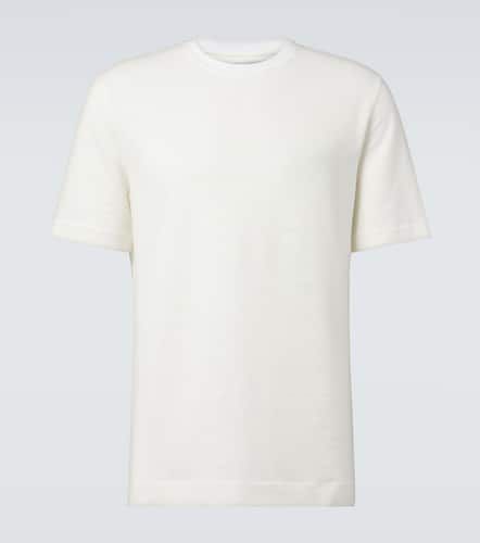 Zegna T-Shirt aus Leinen - Zegna - Modalova