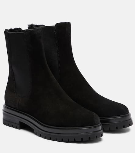 Chelsea suede ankle boots - Gianvito Rossi - Modalova