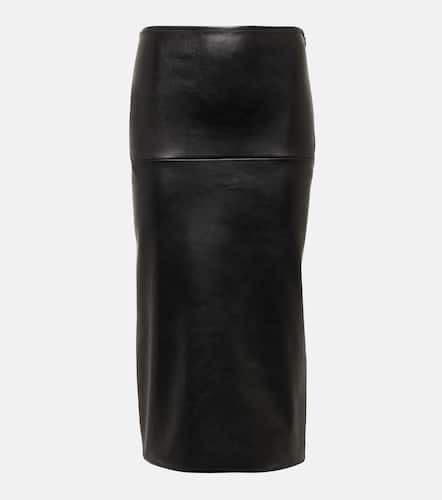 Prada Leather midi skirt - Prada - Modalova