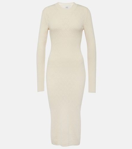 Abito midi in maglia di cotone e lana - Ami Paris - Modalova