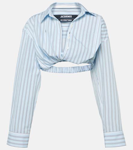 Cropped-Bluse La Chemise Bahia Courte aus Baumwolle - Jacquemus - Modalova