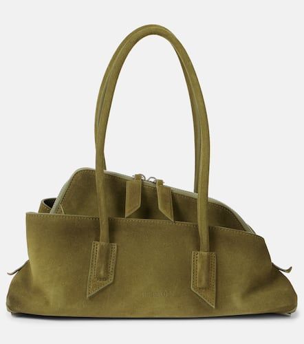 La Passeggiata Small suede tote bag - The Attico - Modalova