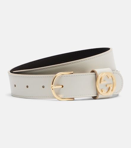 Gucci Interlocking G leather belt - Gucci - Modalova