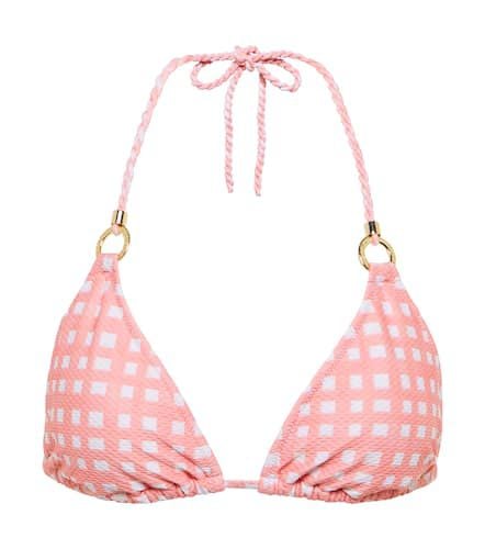 Zanzibar checked bikini top - Heidi Klein - Modalova