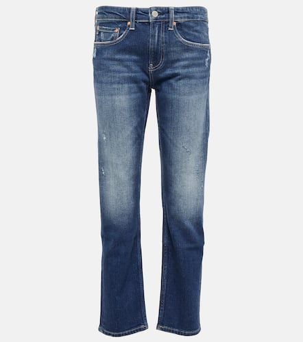 Mid-Rise Cropped Jeans Girlfriend - AG Jeans - Modalova