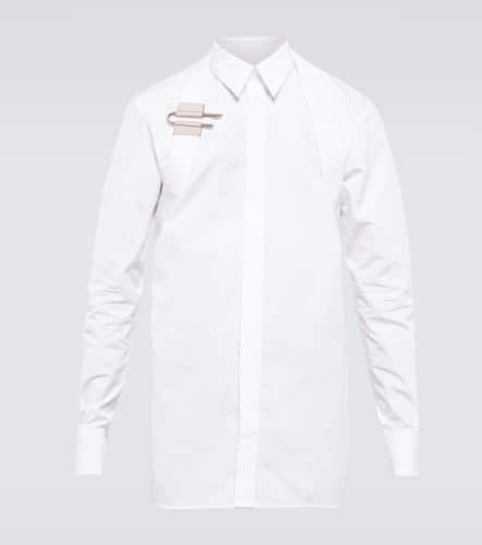 Camisa de popelín de algodón con arnés - Givenchy - Modalova