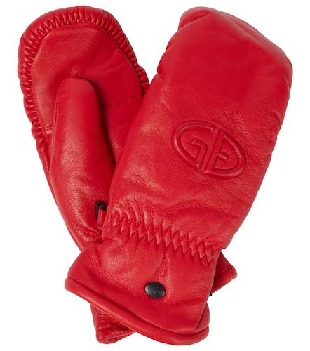 Hilja logo leather ski mittens - Goldbergh - Modalova