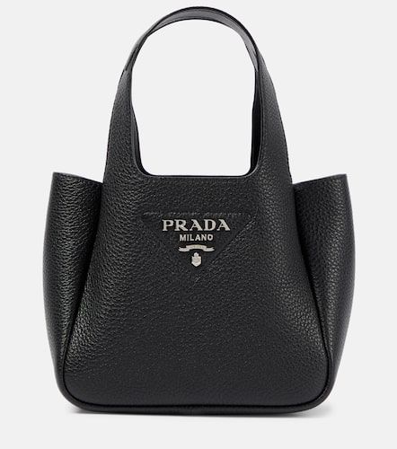 Prada Flou Small leather tote bag - Prada - Modalova