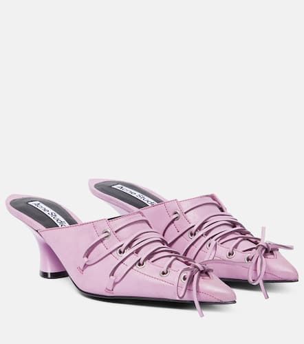 Acne Studios Mules aus Leder - Acne Studios - Modalova