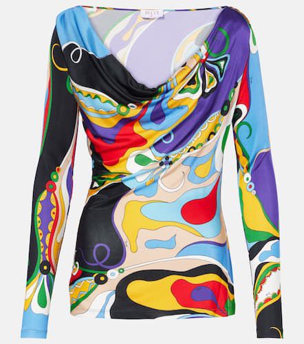 Pucci Orchidee jersey blouse - Pucci - Modalova