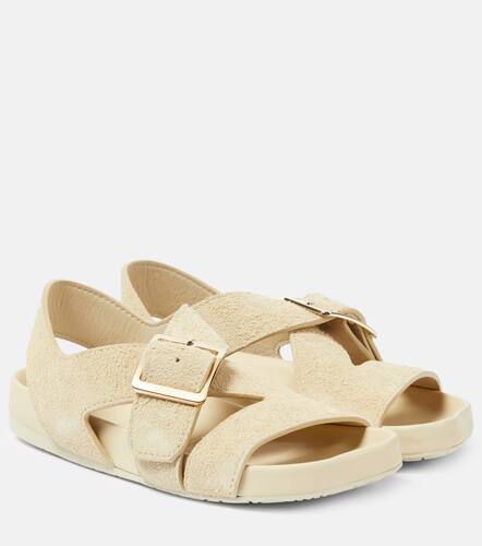 Loewe Ease brushed leather sandals - Loewe - Modalova