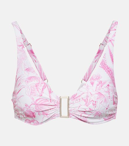 Bel Air printed bikini top - Melissa Odabash - Modalova