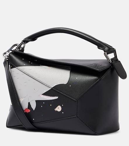 X Suna Fujita Tote Puzzle Edge Whale Small aus Leder - Loewe - Modalova