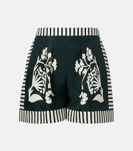 Arjun printed silk twill shorts - Eres - Modalova