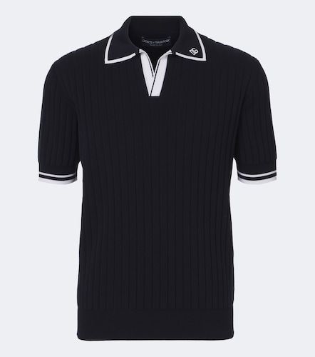 Polo de algodón con DG - Dolce&Gabbana - Modalova