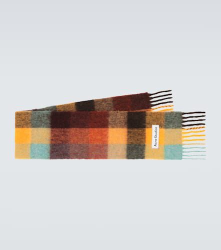 Vally alpaca-blend checked scarf - Acne Studios - Modalova