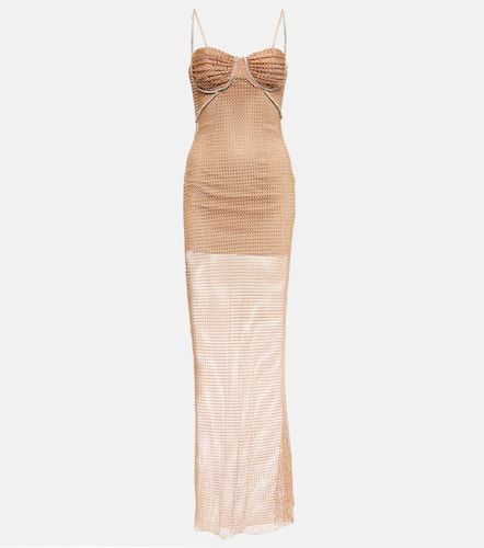 Embellished fishnet maxi dress - Self-Portrait - Modalova