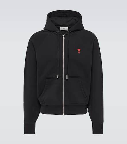 Ami De CÅur cotton jersey zip-up hoodie - Ami Paris - Modalova