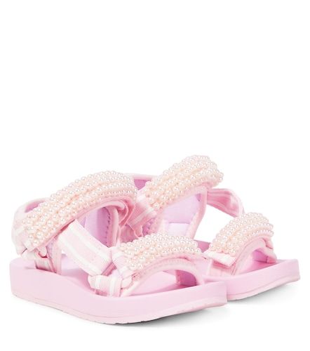Monnalisa Sandali con perle bijoux - Monnalisa - Modalova