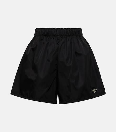Short en Re-Nylon à taille haute - Prada - Modalova