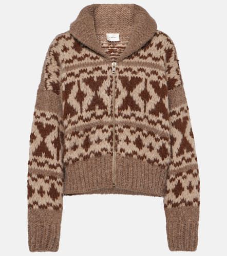 Fair-isle alpaca-blend zip-up sweater - Frame - Modalova