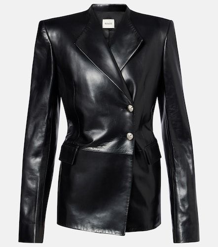 Khaite Elona leather jacket - Khaite - Modalova