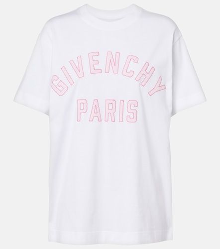 Givenchy Embroidered cotton T-shirt - Givenchy - Modalova