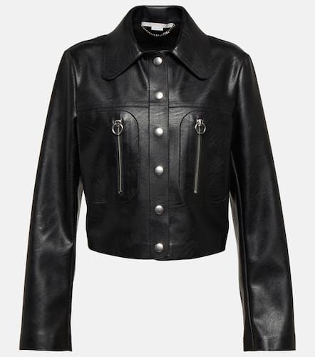 Chaqueta camisera de piel sintética - Stella McCartney - Modalova