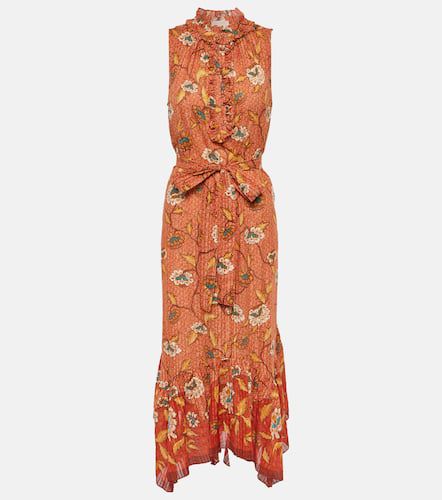 Beverly floral cotton-blend midi dress - Ulla Johnson - Modalova