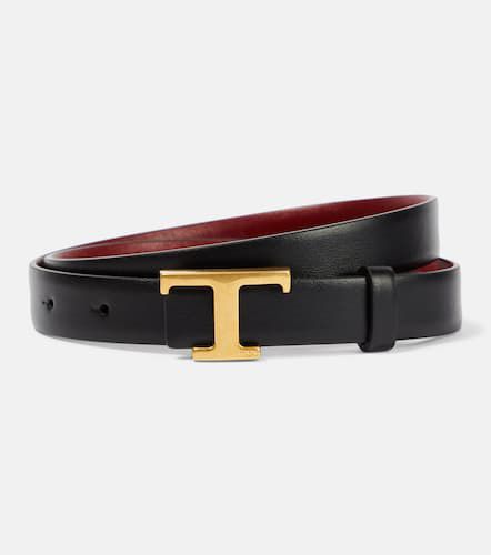 Timeless T reversible leather belt - Tod's - Modalova