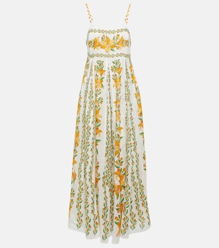 Tropical Lightness cotton maxi dress - Farm Rio - Modalova