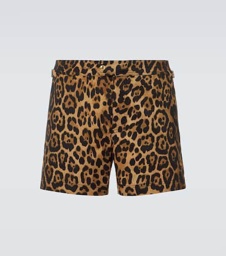 Costume da bagno con stampa leopardata - Tom Ford - Modalova