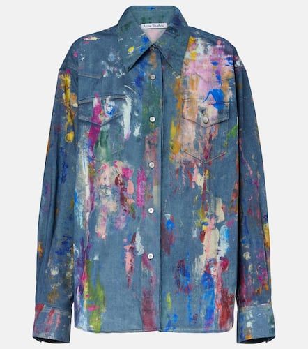 Trompe l'Åil cotton shirt - Acne Studios - Modalova
