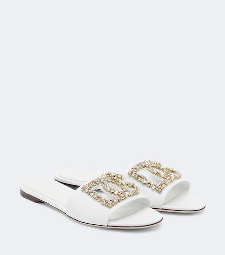 Dolce&Gabbana Sandali DG in pelle - Dolce&Gabbana - Modalova