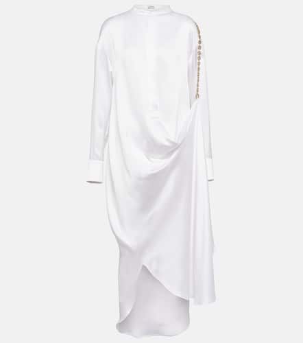 Loewe Chain-detail silk shirt dress - Loewe - Modalova