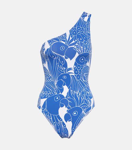 Manolo printed one-shoulder swimsuit - Eres - Modalova