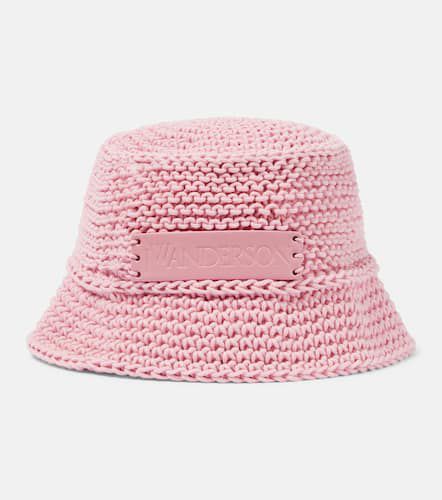 Cappello da pescatore in maglia di cotone - JW Anderson - Modalova