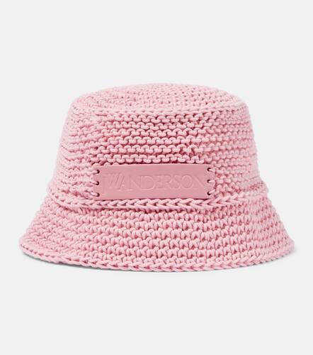 Knitted cotton bucket hat - JW Anderson - Modalova