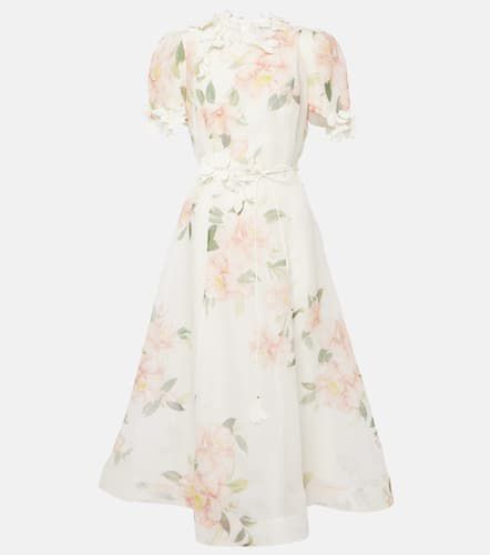 Natura Liftoff linen and silk organza midi dress - Zimmermann - Modalova