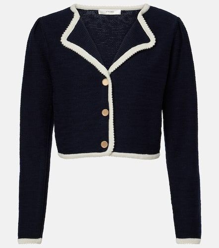 Top Corded Cardi en laine et coton - Frame - Modalova