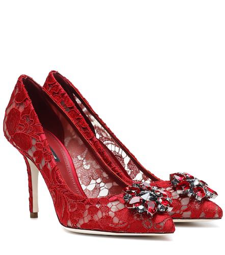 Bellucci embellished lace pumps - Dolce&Gabbana - Modalova