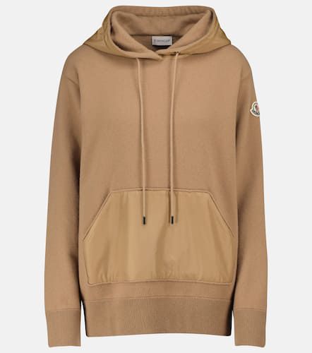 Moncler Wool and cashmere hoodie - Moncler - Modalova
