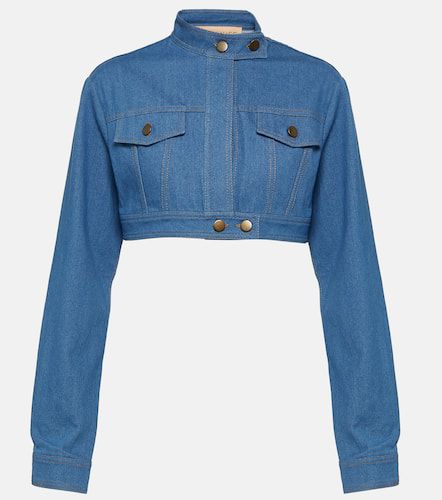 Chaqueta Pilla en denim cropped - Aya Muse - Modalova