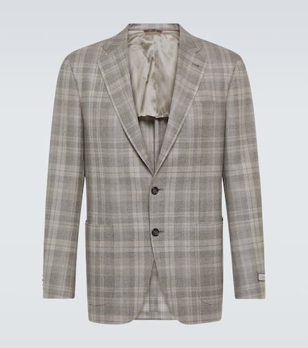 Canali Blazer Kei de lana a cuadros - Canali - Modalova