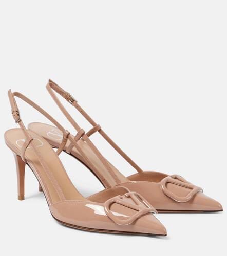 Vlogo Signature 80 patent leather slingback pumps - Valentino Garavani - Modalova